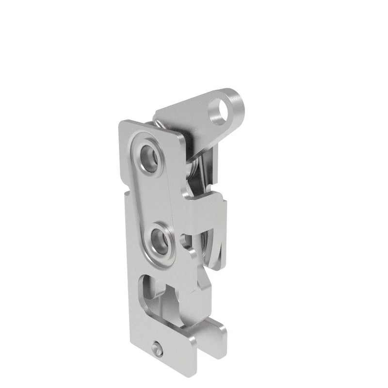 SOUTHCO Rotary Push-to-Close Latch, Small Size, Single Stage, Top Trigger, 1/4-20 Thread, Stainless Steel, Passivate [R4-10-11-601-20]