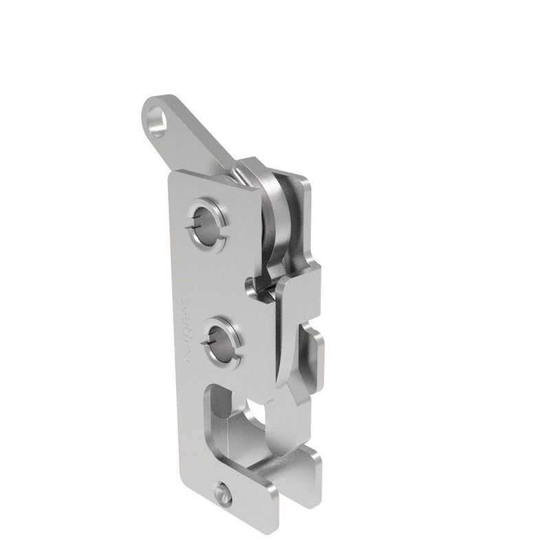 SOUTHCO Rotary Push-to-Close Latch, Small Size, Single Stage, Bottom Trigger, 7.2 mm Through Hole, Stainless Steel, Passivate [R4-10-20-501-20]