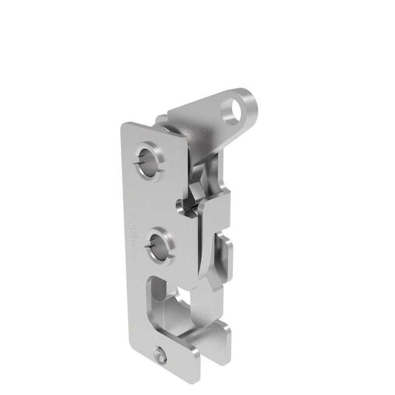 SOUTHCO Rotary Push-to-Close Latch, Small Size, Single Stage, Top Trigger, 7.2 mm Through Hole, Stainless Steel, Passivate [R4-10-20-601-20]