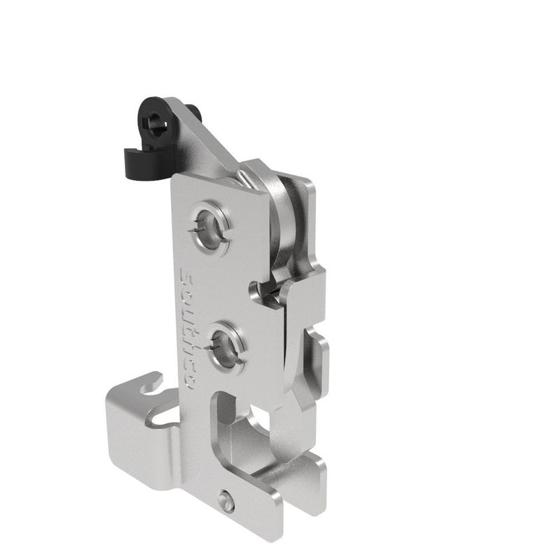 SOUTHCO Rotary Push-to-Close Latch, Small Size, Single Stage, Bottom Trigger, M6 Thread, Stainless Steel, Passivate [R4-10-22-502-20]
