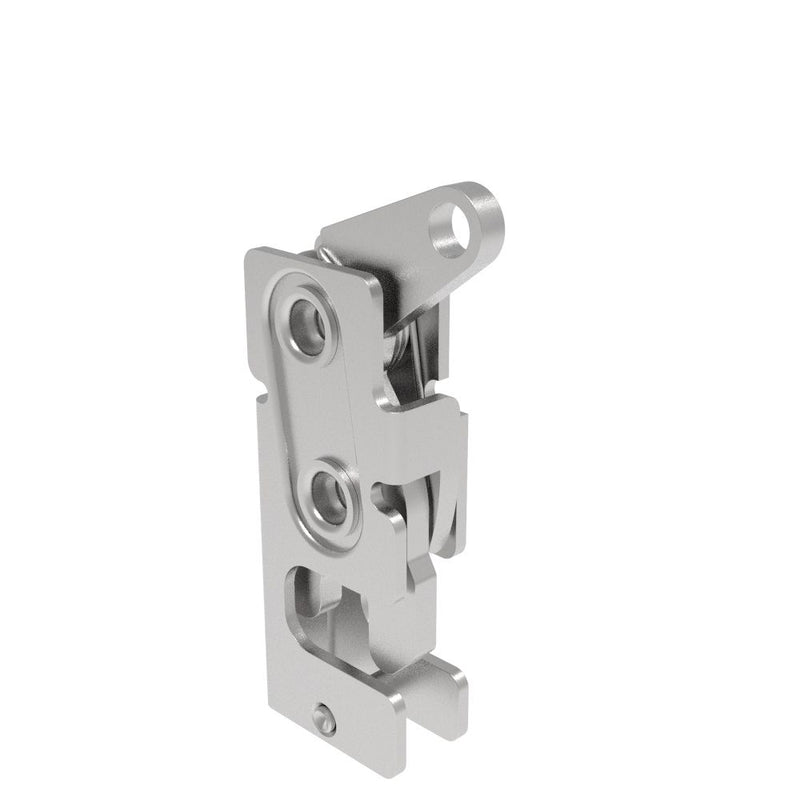 SOUTHCO Rotary Push-to-Close Latch, Small Size, Two Stage, Top Trigger, 1/4-20 Thread, Stainless Steel, Passivate [R4-10-31-601-20]