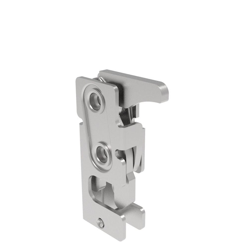 SOUTHCO Rotary Push-to-Close Latch, Small Size, Two Stage, Hand Operated, M6 Thread, Stainless Steel, Passivate [R4-10-32-401-20]
