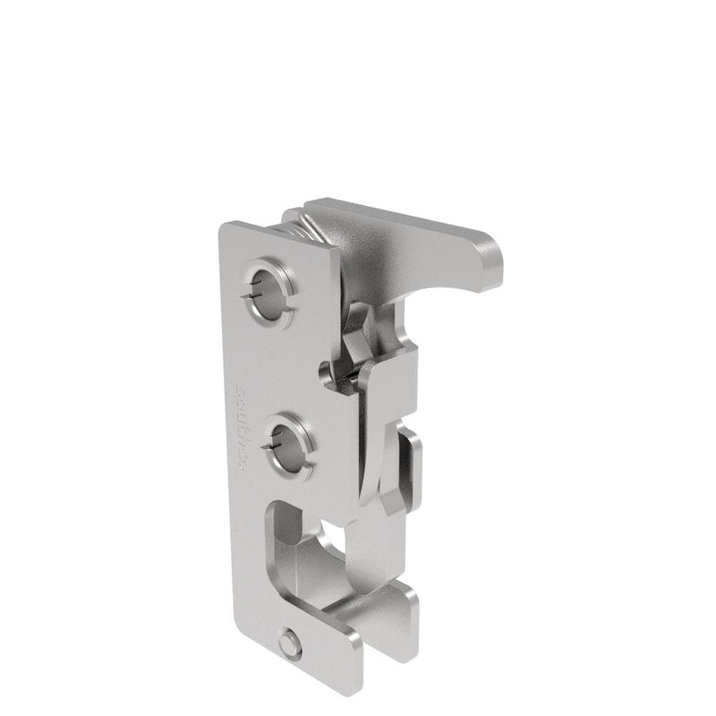 SOUTHCO Rotary Push-to-Close Latch, Small Size, Two Stage, Hand / Key Operated, 7.2 mm Through Hole, Stainless Steel, Passivate [R4-10-40-401-20]