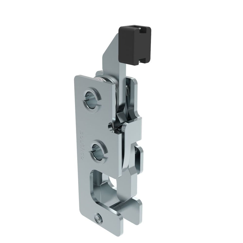 SOUTHCO Rotary Push-to-Close Latch, Small Size, Two Stage, with Standard, Direct Trigger, 7.2 mm Thru, Steel, Zinc Plate, Bright chromate [R4-10-40-901-10]