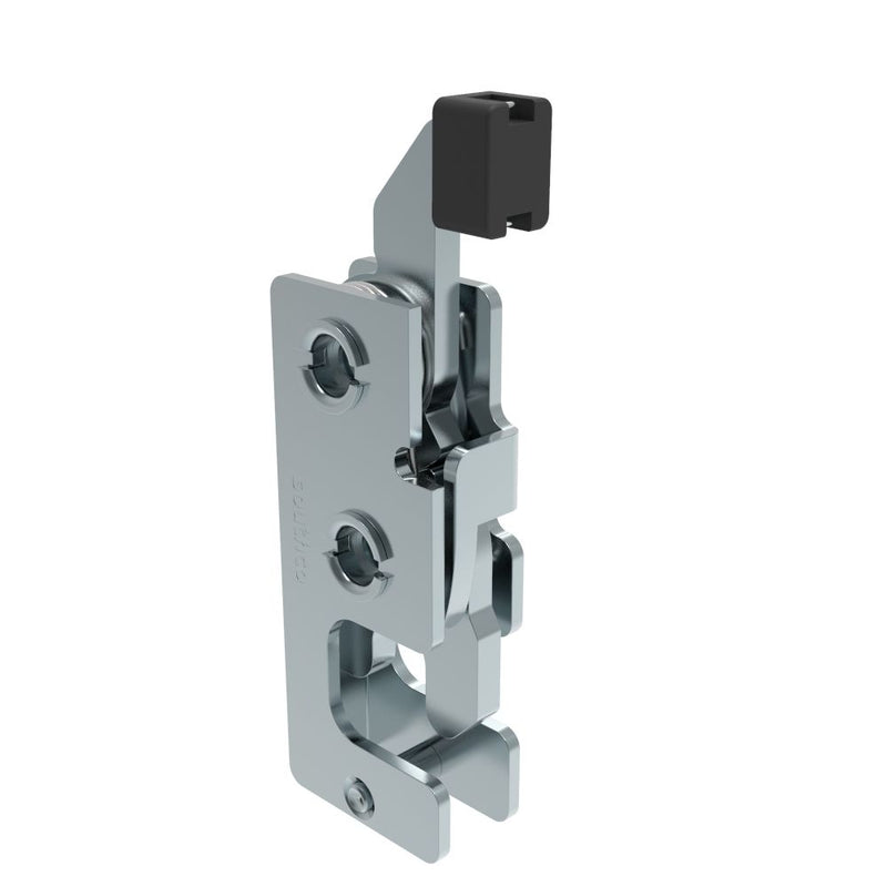 SOUTHCO Rotary Push-to-Close Latch, Small Size, Two Stage, with Standard, Direct Trigger, M6 Thread, Steel, Zinc Plate, Bright chromate [R4-10-42-901-10]