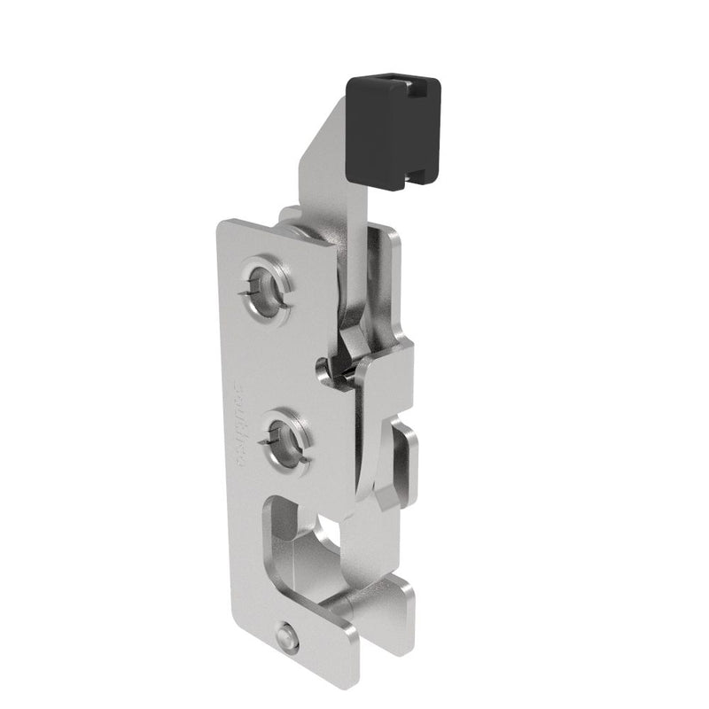 SOUTHCO Rotary Push-to-Close Latch, Small Size, Two Stage, with Standard, Direct Trigger, M6 Thread, Stainless Steel, Passivated [R4-10-42-901-20]