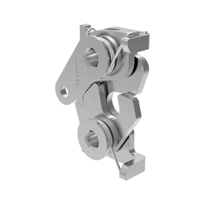 SOUTHCO Rotary Push-to-Close, Medium Size, Bottom, 8.3 mm Thru, Stainless Steel, Passivated [R4-20-20-501-20]