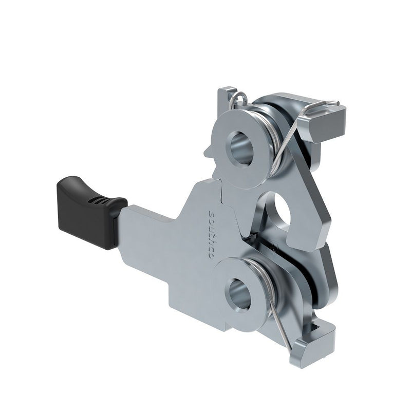 SOUTHCO Rotary Push-to-Close, Medium Size, Hand Operated, 5/16-18 Thread, Steel, Zinc Plate, Bright chromate [R4-20-31-401-10]