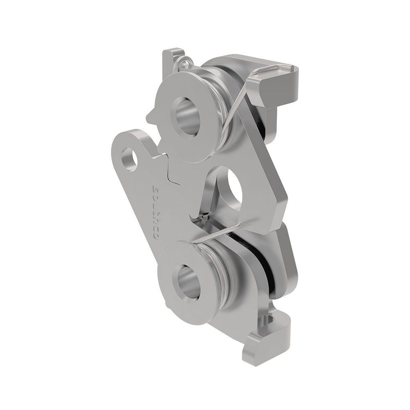 SOUTHCO Rotary Push-to-Close, Medium Size, Bottom, 5/16-18 Thread, Stainless Steel, Passivated [R4-20-31-501-20]