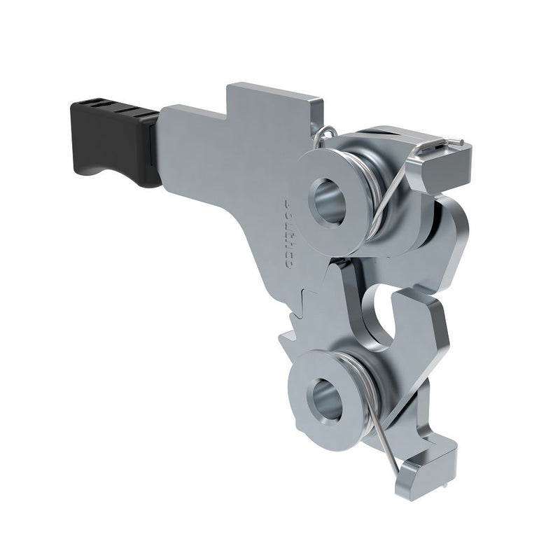SOUTHCO Rotary Push-to-Close, Medium Size, Hand Operated, 5/16-18 Thread, Steel, Zinc Plate, Bright chromate [R4-20-41-401-10]