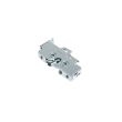 SOUTHCO Rotary Push-to-Close Latch, Medium Size, Single Stage, Bottom Trigger, Integrated Cable Mounting Bracket (for cable without spring), Top Mount, Steel, Zinc Plate, Bright Chromate [R4-25-230-5003-10]