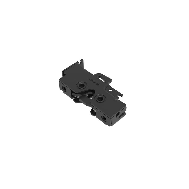 SOUTHCO Rotary Push-to-Close Latch, Medium Size, Single Stage, Bottom Trigger, Integrated Cable Mounting Bracket (for cable without spring), Top Mount, Steel, Zinc Nickel [R4-25-230-5003-15]