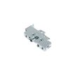 SOUTHCO Rotary Push-to-Close Latch, Medium Size, Single Stage, Bottom Trigger, Integrated Cable Mounting Bracket (for cable without spring), Integrated Bumper, Top Mount, Steel, Zinc Plate, Bright Chromate [R4-25-230-5007-10]