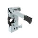 SOUTHCO Push-to-close Rotary Latch, Heavy Duty Size, Two Stage, Pre-loaded Hand Lever, Dual Trigger, Hand / Bottom Cable, Rod, 7.2 mm Thru, Steel, Zinc Plate, Bright Chromate [R4-50-30-4A51-10]