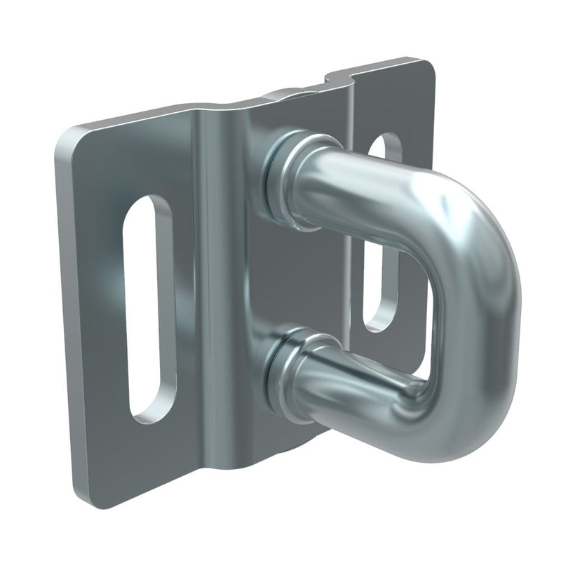 SOUTHCO Rotary Push-to-Close Latch Striker, Micro Size, Steel, Zinc Plate, Bright chromate, Bright [R4-90-0502-10]