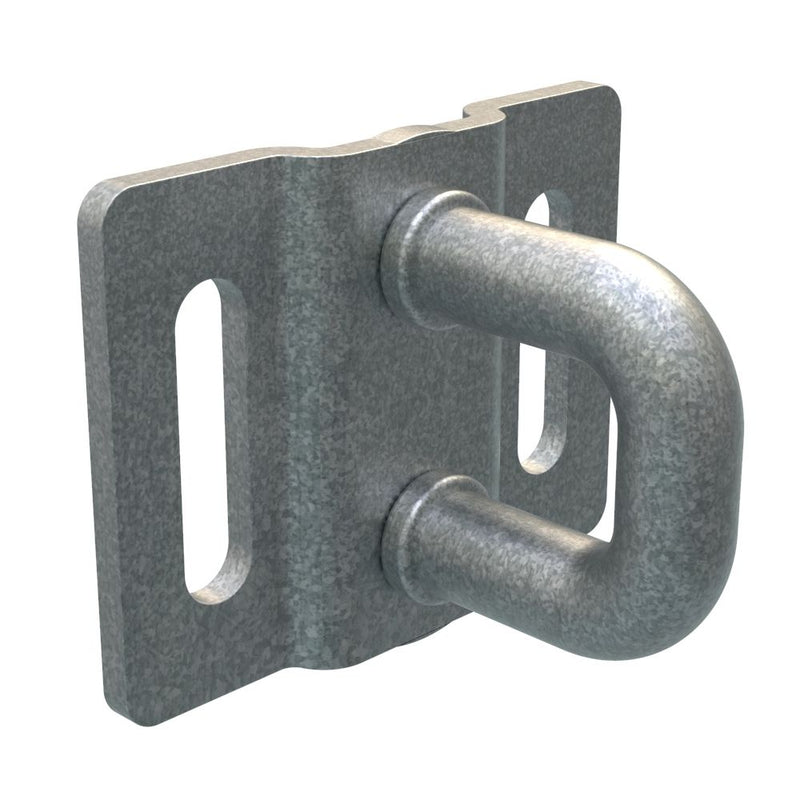 SOUTHCO Rotary Push-to-Close Latch Striker, Micro Size, Steel, Zinc Nickel, Bright [R4-90-0502-77]