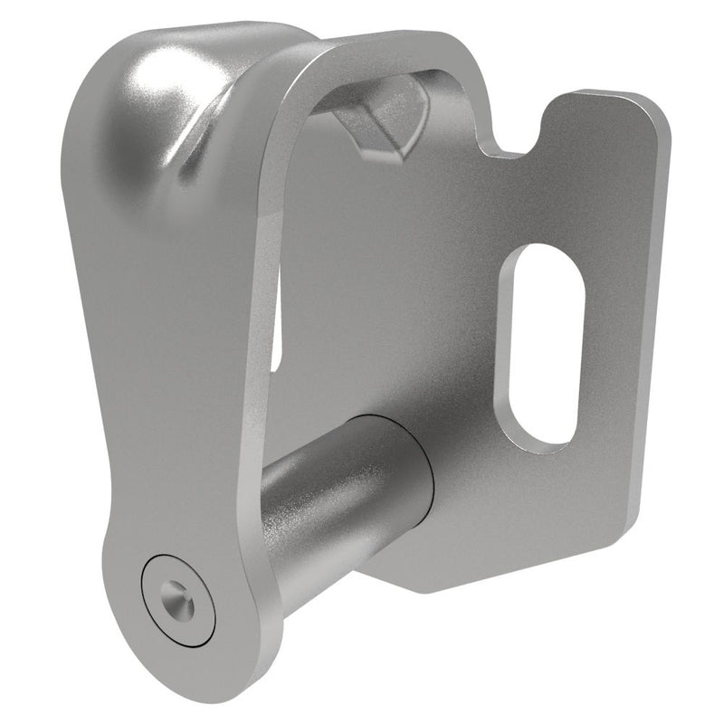 SOUTHCO Rotary Push-to-Close Latch, Striker, Steel, Zinc, Bright chromate [R4-90-1005-10]