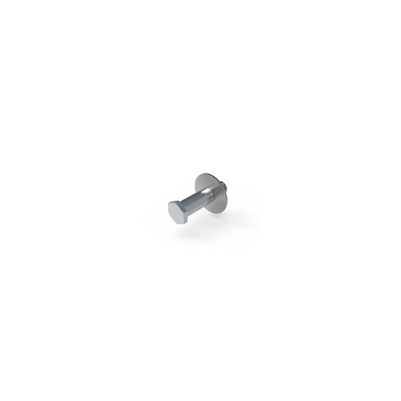 SOUTHCO Rotary Push-to-Close Latch, Striker Bolt, Steel, Zinc Plate, Bright chromate [R4-90-121-10]