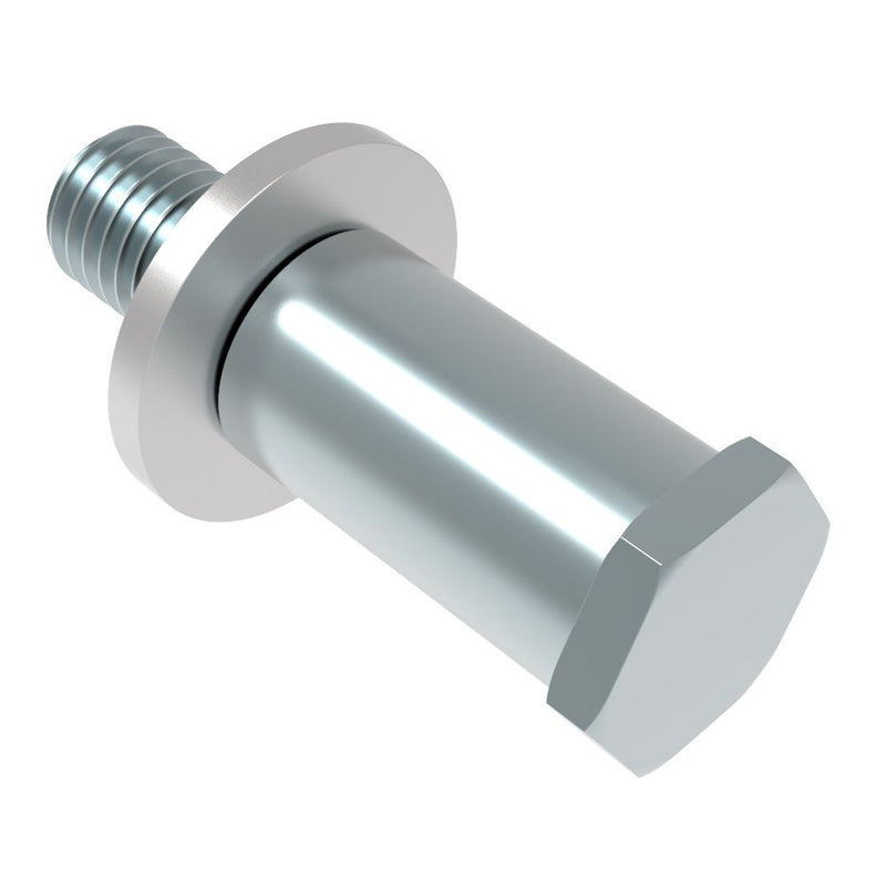 SOUTHCO Rotary Push-to-Close Latch, Striker Bolt, Steel, Zinc Plate, Bright chromate [R4-90-441-10]