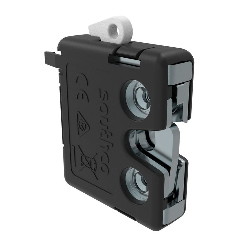 SOUTHCO Electronic Rotary Push-to-Close Latch, Delayed Re-Lock, With Latch Sensor, M4x0.7 Thread, PC/ABS Plastic Housing, Individually Packaged [R4-EM-05D20-100]