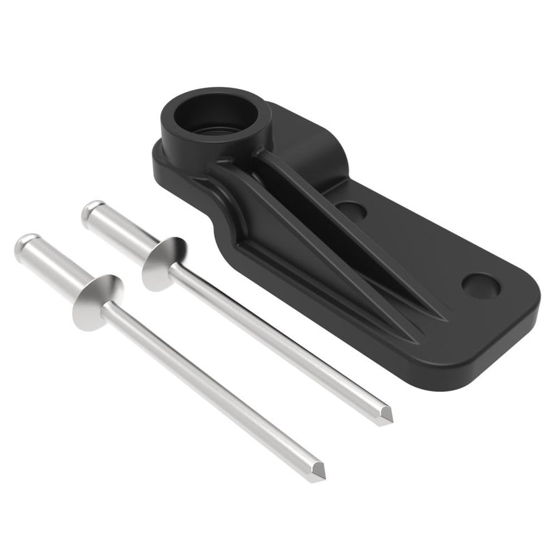 SOUTHCO Cable Mounting Kit, Rivets included, Glass-filled Nylon, Black [R4-EM-52]