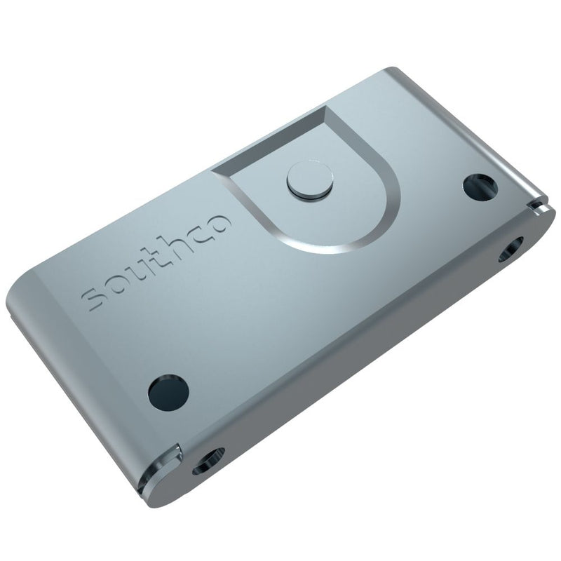 SOUTHCO Dual-Lock Heavy Duty Butt-Joint Panel Fastening Receptacle, Steel, Zinc, Hot-Dip Galvanized [R5-0079-17]