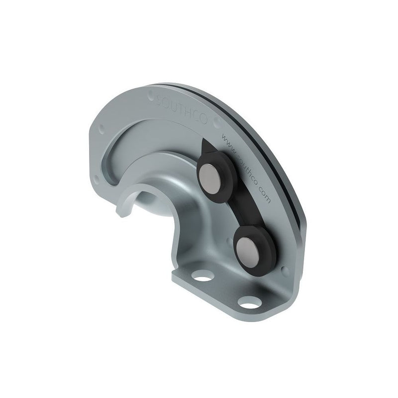 SOUTHCO Concealed Hinge, 90° Free-swinging Style, Steel, Zinc Plate, Bright chromate [R6-21-11]