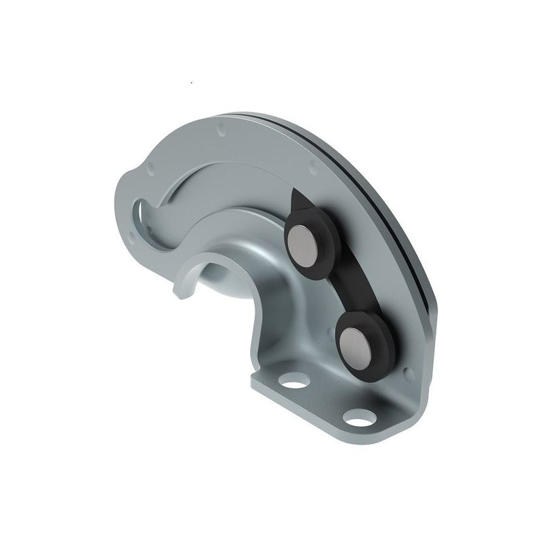 SOUTHCO Concealed Hinge, Door-stay Style, Steel, Zinc Plate, Bright chromate [R6-22-11]