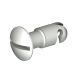 SOUTHCO DZUS® Quarter-Turn Stud, Size 3, Slotted Recess, Steel Zinc Plate, Bright chromate [D4-AJ3-35]