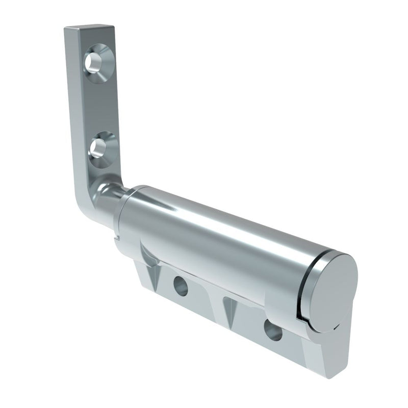 SOUTHCO Constant Torque Hinge, Asymmetric , Rivet / Screw (thru hole), Zinc Alloy, Natural [ST-10E-280RE-33]