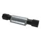 SOUTHCO Constant Torque Hinge, Asymmetric, Forward Torque 3.160 N-m (27.97 in-lbf), Reverse Torque 4.520 N-m (40.01 in-lbf), Mold-in, Zinc Alloy, Natural [ST-11P2-400RA-33]