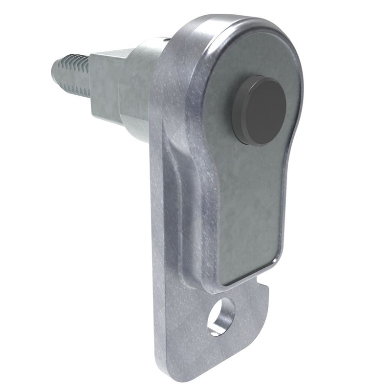SOUTHCO Constant Torque Embedded Hinge, Nut Mount Installation, Zinc Alloy, Natural Housing, Forward Torque 2.3 N-m, Reverse Torque 3 N-m [ST-20L-300RK-33]