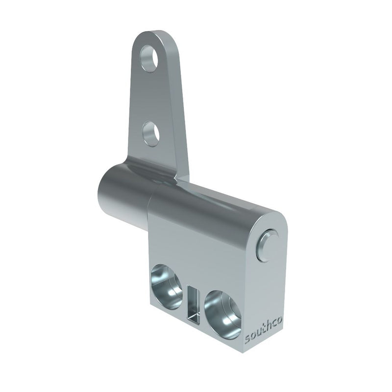 SOUTHCO Constant Torque Hinge, Asymmetric, Forward Torque 0.6 N-m (5.3 in-lbf), Reverse Torque 0.79 N-m (7 in-lbf), Rivet / Screw (thru hole), Zinc Alloy, Natural [ST-7A2-70RA-33]