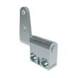SOUTHCO Constant Torque Hinge, Asymmetric, Forward Torque 0.28 N-m (2.5 in-lbf), Reverse Torque 0.23 N-m (2 in-lbf), Rivet / Screw (thru hole), Zinc Alloy, Natural [ST-7A2-25FB-33]