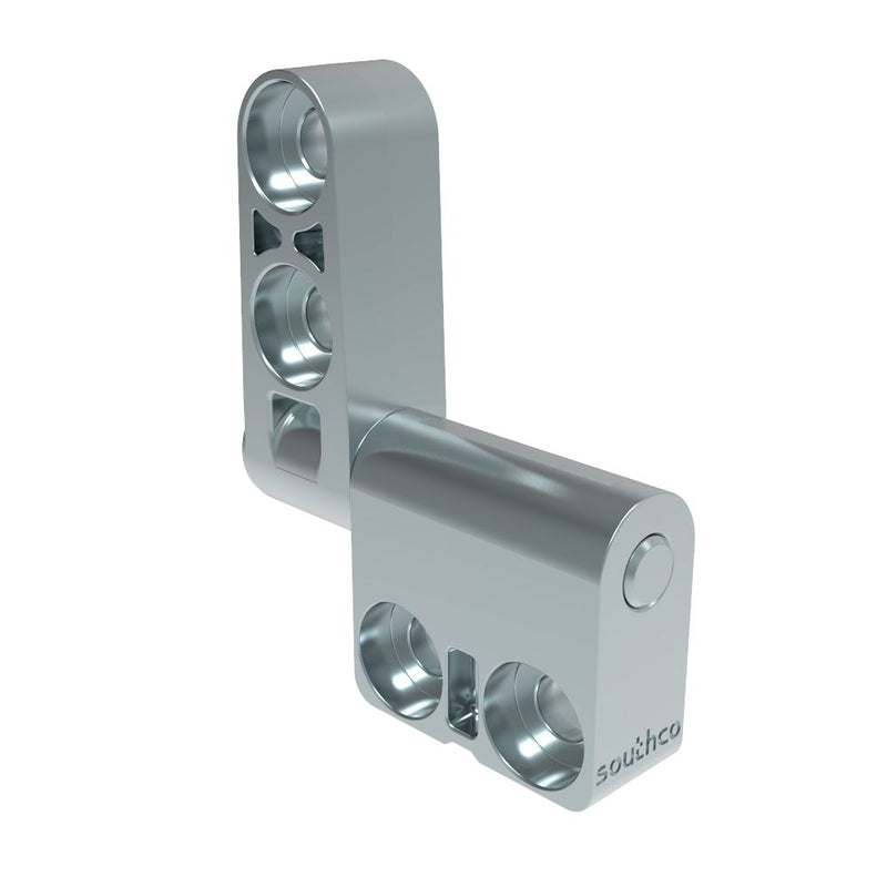 SOUTHCO Constant Torque Hinge, Symmetric, Forward Torque 0.68 N-m (6 in-lbf), Reverse Torque 0.68 N-m (6 in-lbf), Rivet / Screw (thru hole), Zinc Alloy, Natural [ST-7A3-60ST-33]