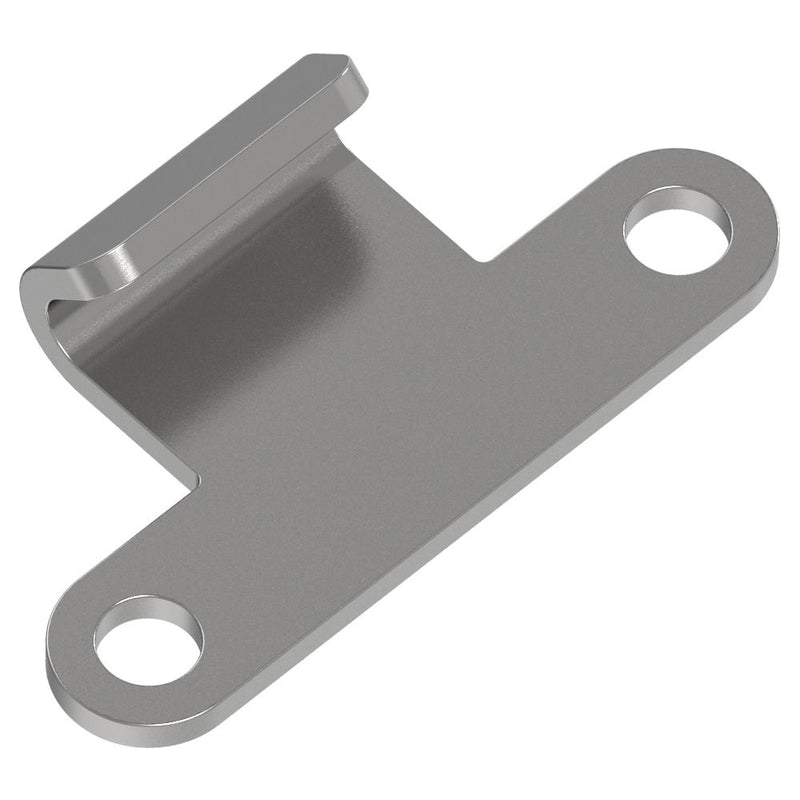 SOUTHCO Toggle Style Draw Latch, Keeper, Steel, Zinc Plate, Bright chromate [TL-17-209-07]