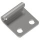 SOUTHCO Toggle Style Draw Latch, Keeper, Steel, Zinc Plate, Bright chromate [TL-17-501-07]