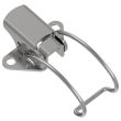 SOUTHCO Toggle Style Draw Latch, Small Size, Exposed Mount, Steel, Zinc Plate, Bright chromate [TL-20-105-07]