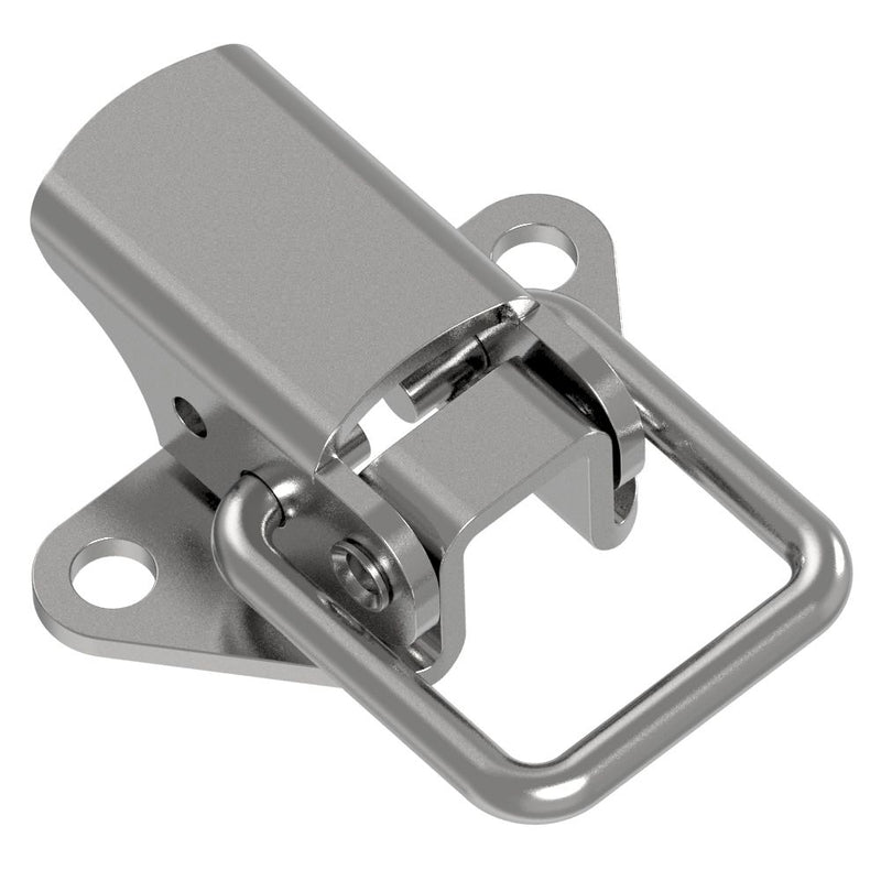 SOUTHCO Toggle Style Draw Latch, Small Size, Exposed Mount, Steel, Zinc Plate, Bright chromate [TL-20-106-07]