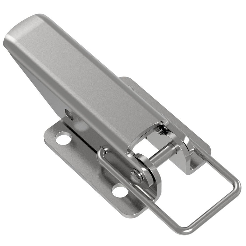 SOUTHCO Toggle Style Draw Latch, Medium Size, Exposed Mount, Steel, Zinc Plate, Bright chromate [TL-40-101-07]