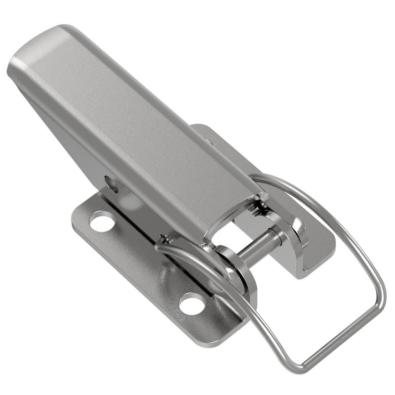 SOUTHCO Toggle Style Draw Latch, Medium Size, Exposed Mount, Steel, Zinc Plate, Bright chromate [TL-40-103-07]