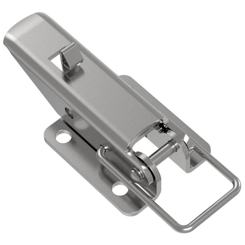 SOUTHCO Toggle Style Draw Latch, Medium Size, Exposed Mount, Steel, Zinc Plate, Bright chromate [TL-40-111-07]
