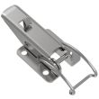 SOUTHCO Toggle Style Draw Latch, Medium Size, Exposed Mount, Steel, Zinc Plate, Bright chromate [TL-40-114-07]