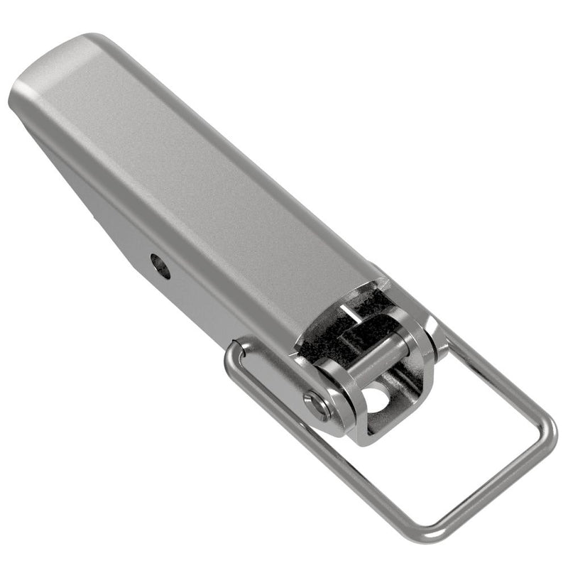 SOUTHCO Toggle Style Draw Latch, Medium Size, Concealed Mount, Steel, Zinc Plate, Bright chromate [TL-40-201-07]