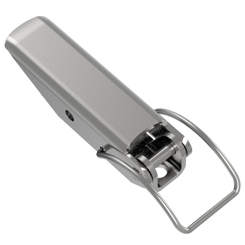 SOUTHCO Toggle Style Draw Latch, Medium Size, Concealed Mount, Steel, Zinc Plate, Bright chromate [TL-40-203-07]