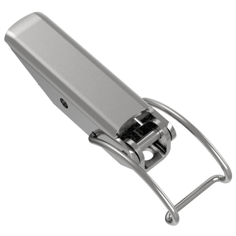 SOUTHCO Toggle Style Draw Latch, Medium Size, Concealed Mount, Steel, Zinc Plate, Bright chromate [TL-40-204-07]