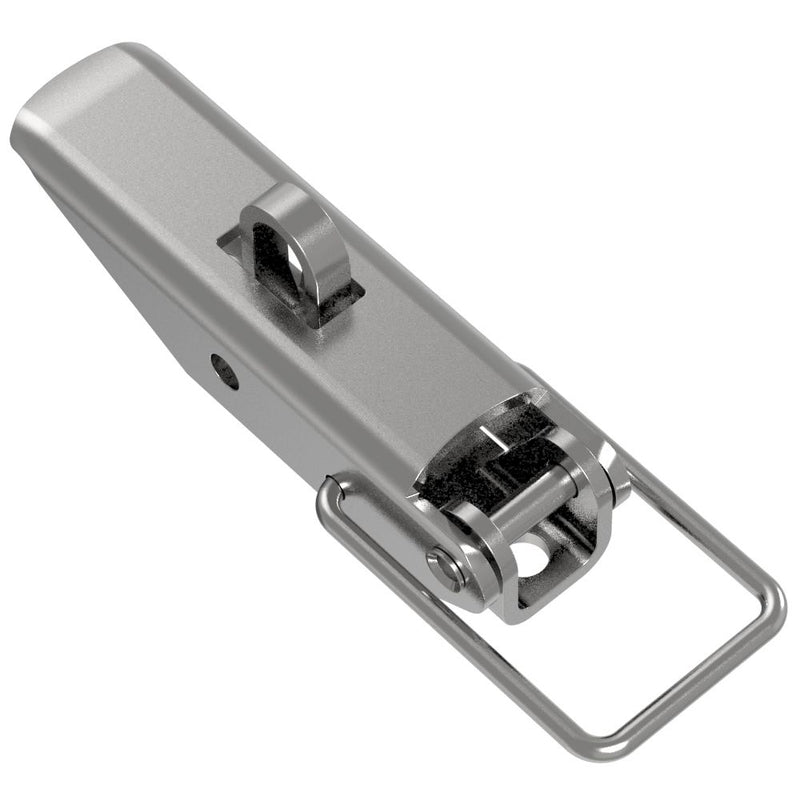 SOUTHCO Toggle Style Draw Latch, Medium Size, Concealed Mount, Steel, Zinc Plate, Bright chromate [TL-40-221-07]