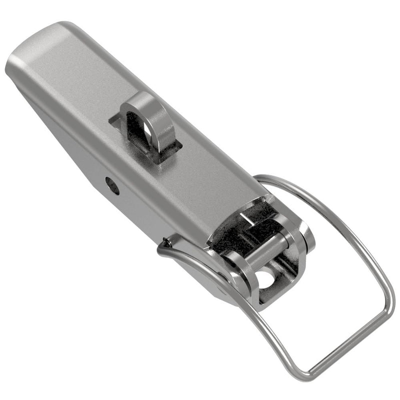 SOUTHCO Toggle Style Draw Latch, Medium Size, Concealed Mount, Steel, Zinc Plate, Bright chromate [TL-40-223-07]