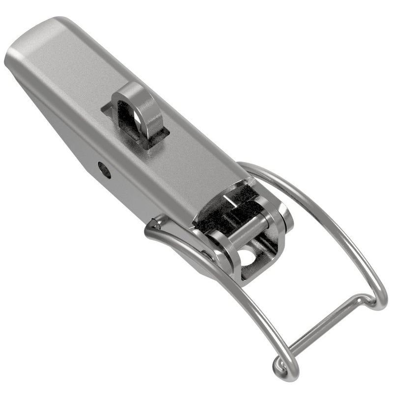 SOUTHCO Toggle Style Draw Latch, Medium Size, Concealed Mount, Steel, Zinc Plate, Bright chromate [TL-40-224-07]
