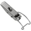 SOUTHCO Toggle Style Draw Latch, Medium Size, Concealed Mount, Steel, Zinc Plate, Bright chromate [TL-40-225-07]